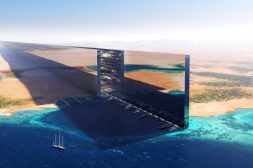 Estructuras de construcción de contenedores para el proyecto NEOM de Arabia Saudí