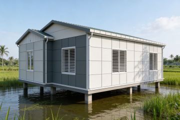 casas industrializadas en Bangladés