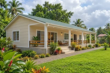Casas prefabricadas en Surinam: clima y mantenimiento