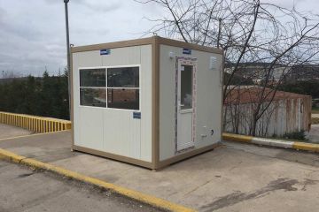 Cabina de vigilancia de seguridad
