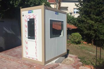 Cabina de vigilancia de seguridad