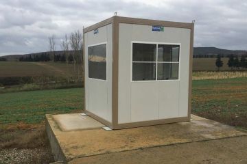 Cabina de Vigilancia de Seguridad: Protección Avanzada para Guardias