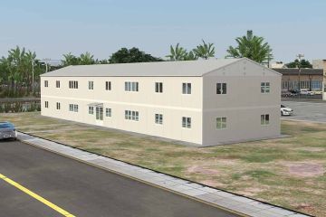 Edificio modular de oficinas 588 m²