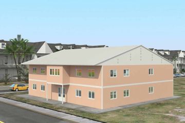 594 m² Escuela modular