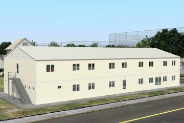 Unidad de alojamiento modular 662 m²