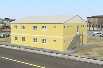 Unidad de alojamiento modular 348 m²