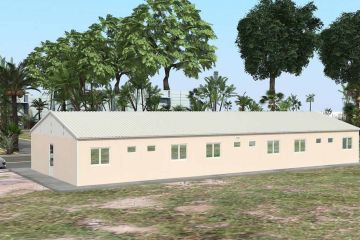 Unidad de alojamiento modular 204 m²