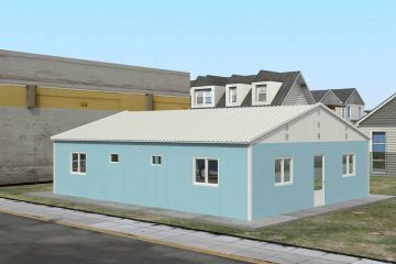 Unidad de alojamiento modular 102 m²