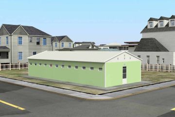 Aseo y ducha modulares  97 m²