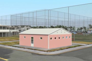 Aseo y ducha modulares 70 m²