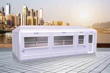 390x750 cm Refugio prefabricado