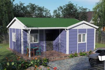 51 m² Casa de acero