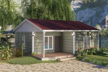 64 m² Casa de acero