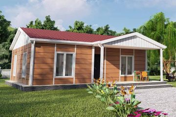 75 m² Casa de acero