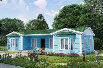 97 m² Casa de acero