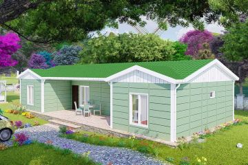 102 m² Casa de acero