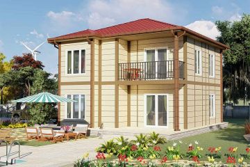 138 m² Casa de acero