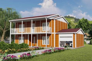 196 m² Casa de acero