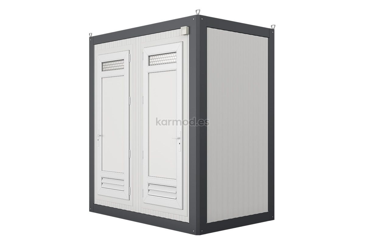 135x210 Cabina de ducha y WC