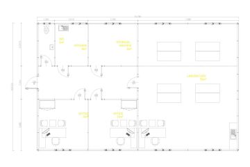 Modular Chemical Laboratory Design and Plan