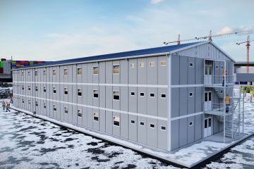 320 personas Alojamiento modular