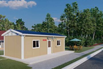 Casa de refugiados de 2 habitaciones