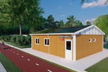 Casa doble para refugiados