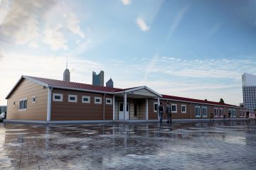 Escuela modular de 8 aulas