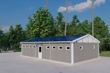 WC-Ducha modular con vestidor