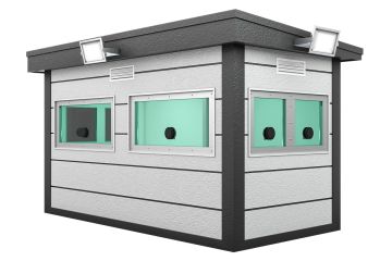 Cabina blindada 200x400